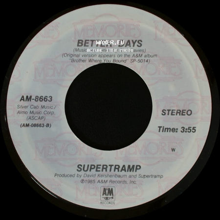 Supertramp - Better Days / Cannonball side A