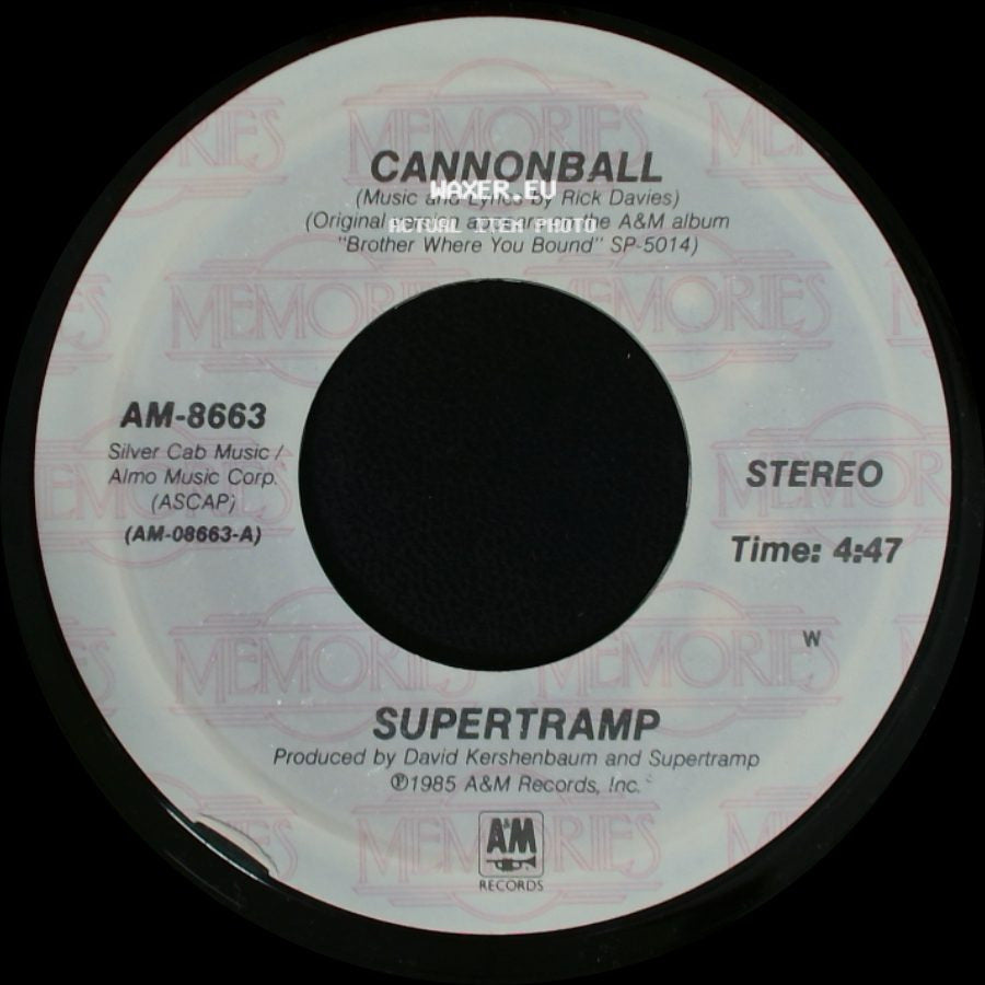 Supertramp - Better Days / Cannonball side B