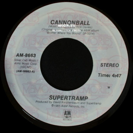 Supertramp - Cannonball / Better Days side A