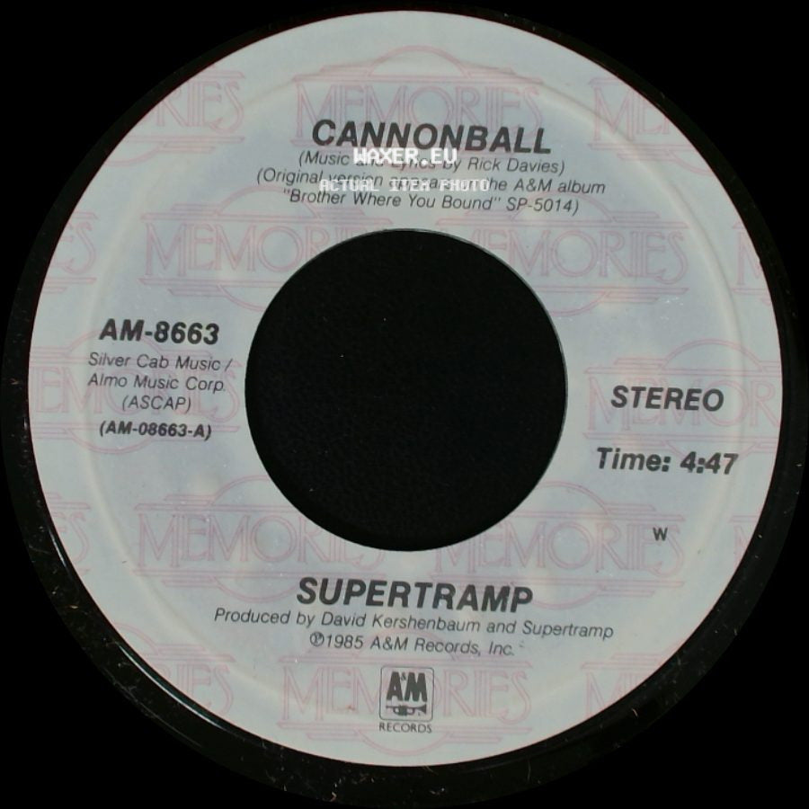 Supertramp - Better Days / Cannonball side B