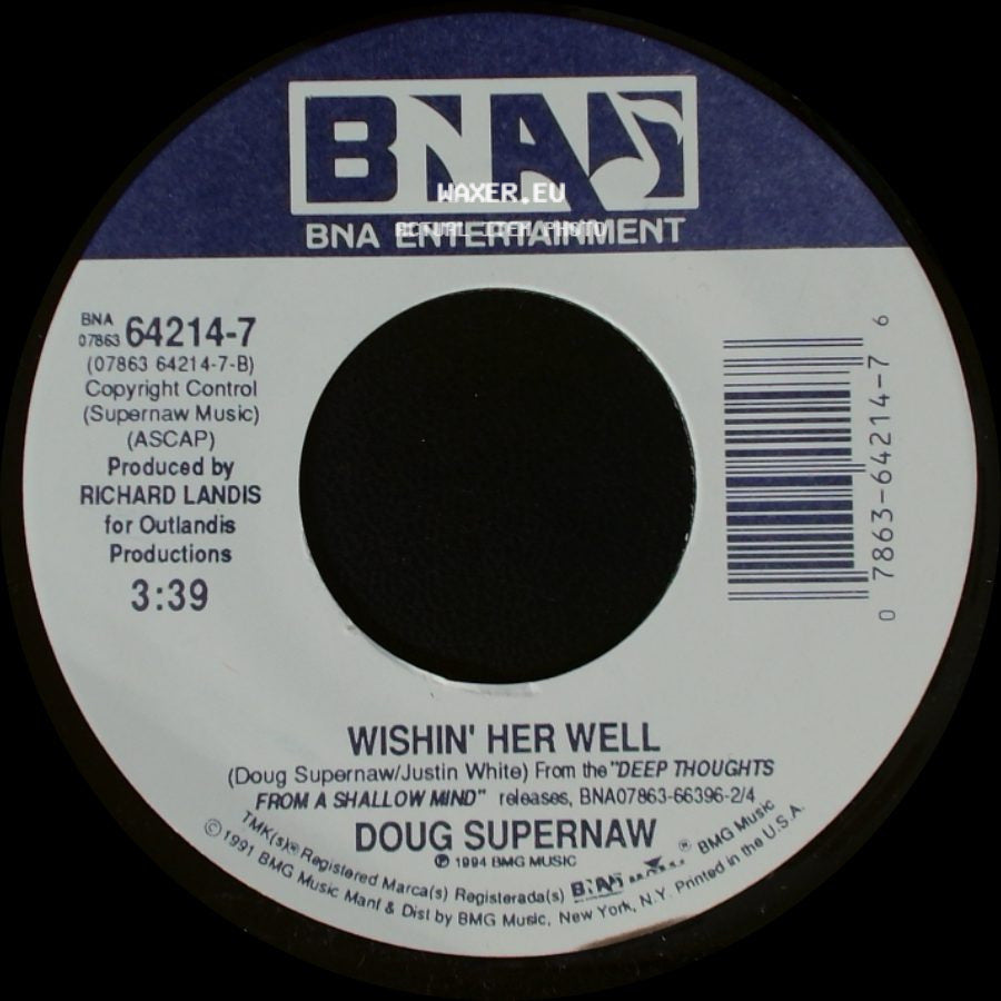Doug Suprenaw / Doug Supernaw - Wishin' Her Well / What'll You Do About Me side A