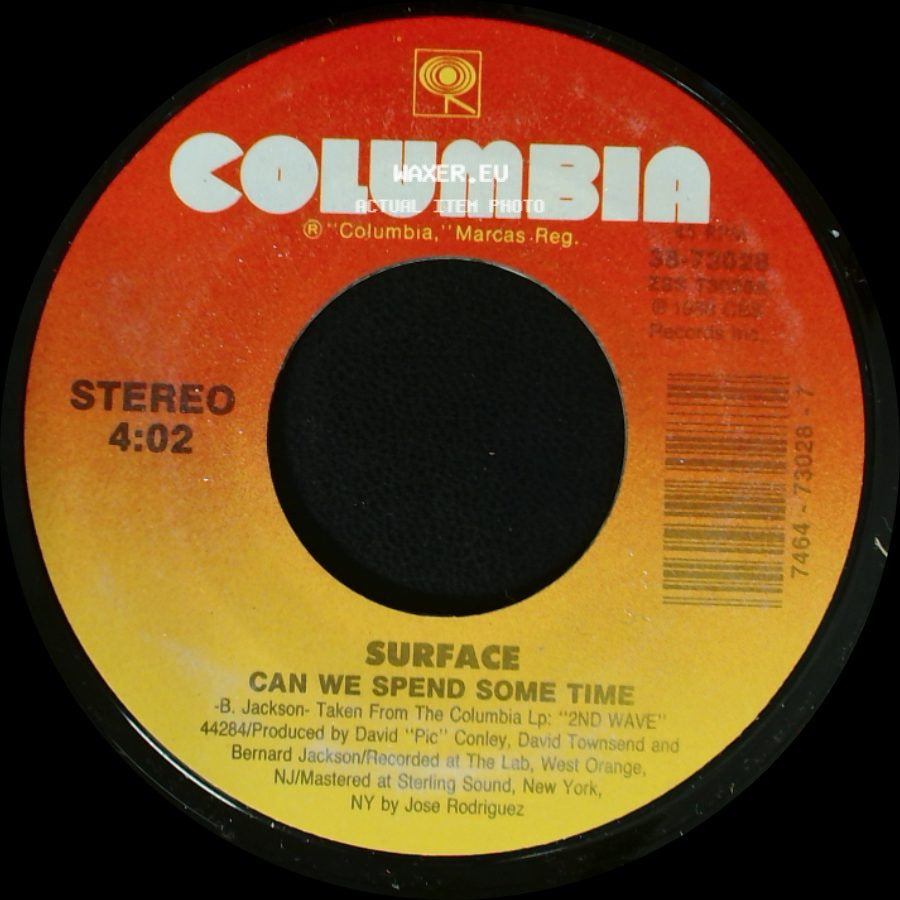 Surface - Can We Spend Some Time / Who Loves You side A