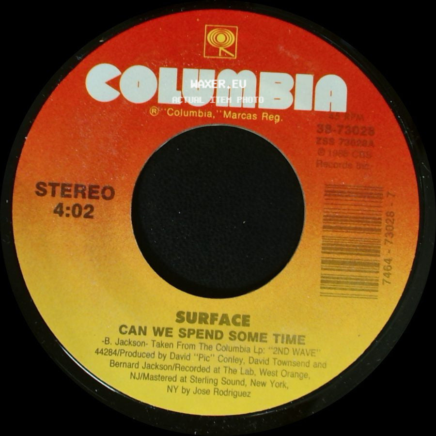 Surface - Can We Spend Some Time / Who Loves You side A