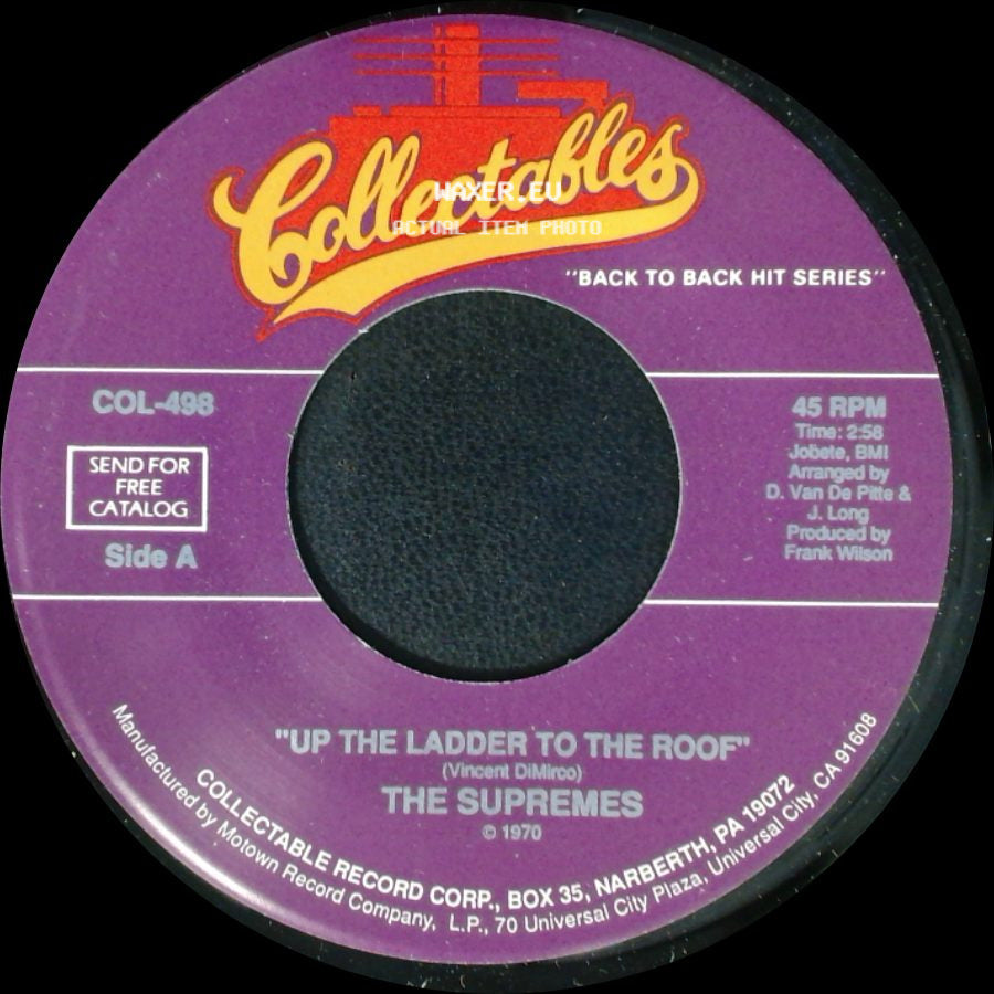 The Supremes - Up The Ladder To The Roof / Nathan Jones side A
