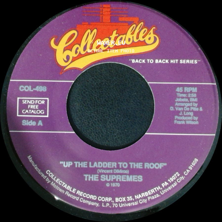 The Supremes - Up The Ladder To The Roof / Nathan Jones side A