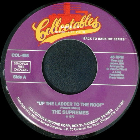 The Supremes - Up The Ladder To The Roof / Nathan Jones side A