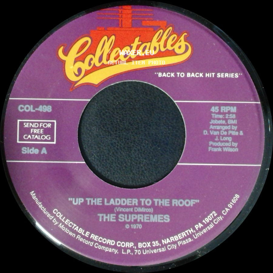 The Supremes - Up The Ladder To The Roof / Nathan Jones side A