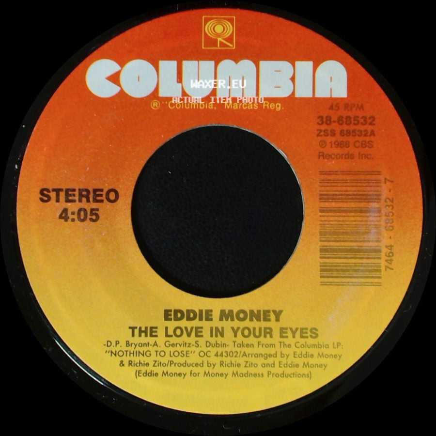 Eddie Money - Bad Boy / The Love In Your Eyes side B