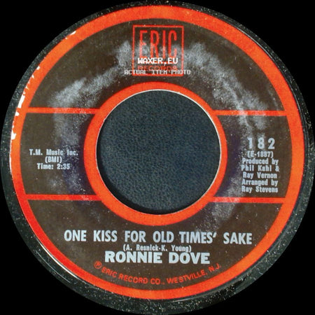 Ronnie Dove - One Kiss For Old Times' Sake / A Little Bit Of Heaven side A