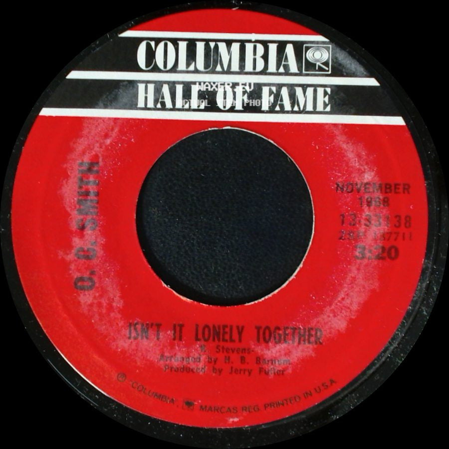 O. C. Smith - Little Green Apples / Isn't It Lonely Together side B