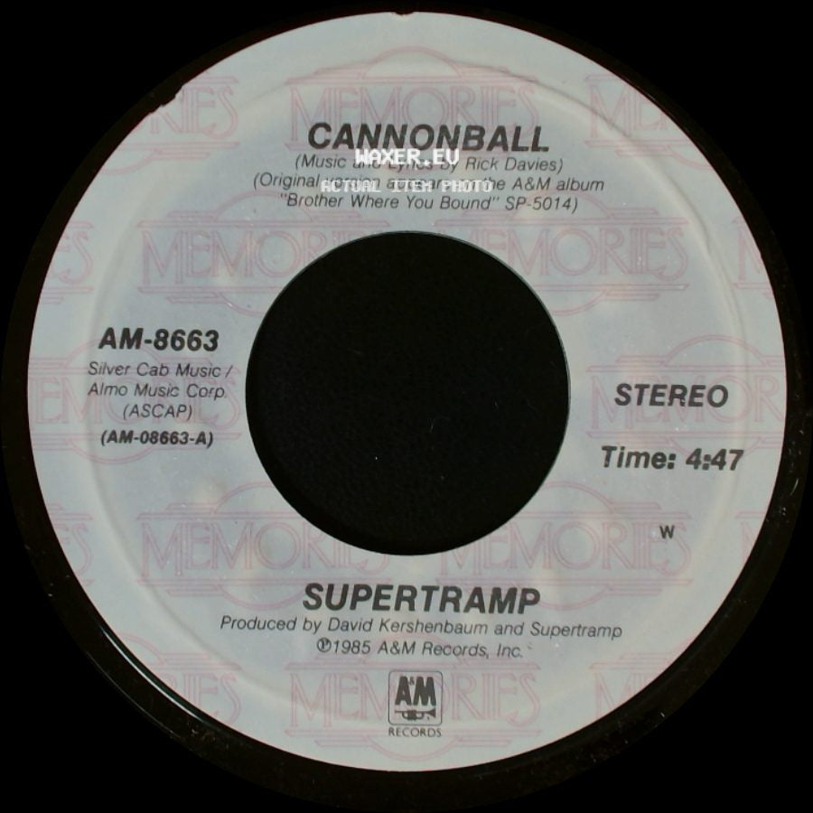 Supertramp - Better Days / Cannonball side B