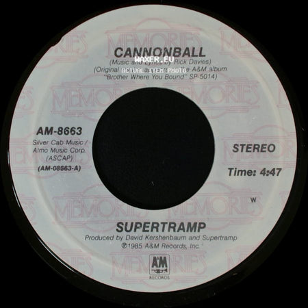 Supertramp - Better Days / Cannonball side B