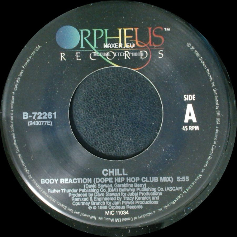 Chill - Body Reaction (Dope Hip Hop Club Mix) / Body Reaction side A