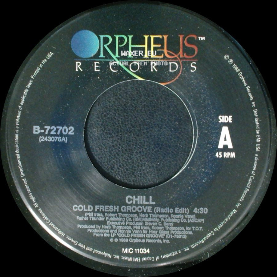 Chill - Cold Fresh Groove (Radio Edit) / Chill side A