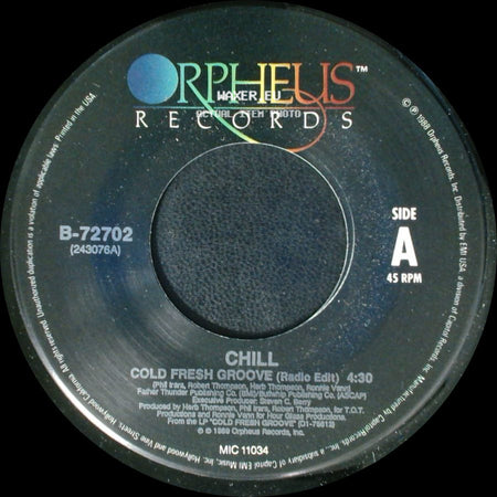 Chill - Cold Fresh Groove (Radio Edit) / Chill side A