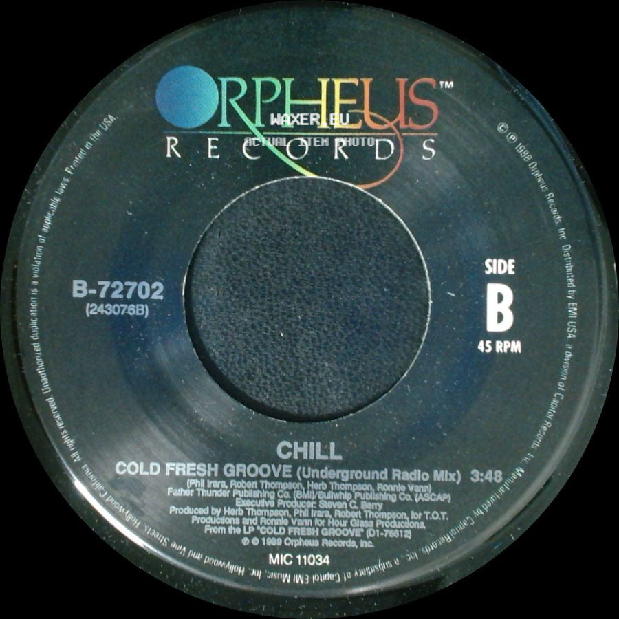 Chill - Cold Fresh Groove (Radio Edit) / Chill side B
