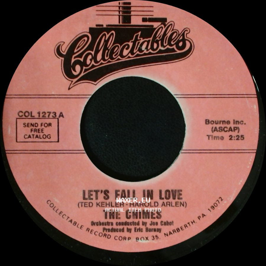 The Chimes - Dream Girl / Let's Fall In Love side B