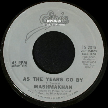 Christie / Mashmakhan - Yellow River / As The Years Go By side B
