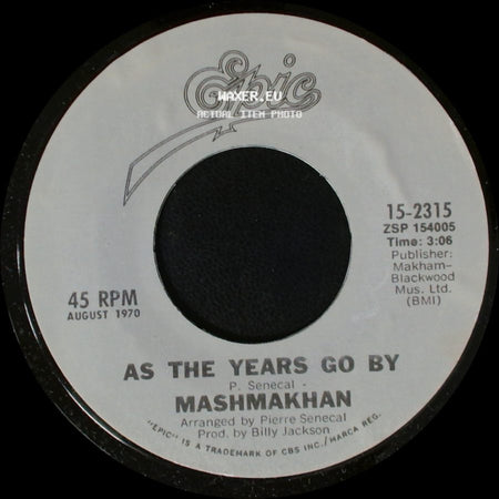 Christie / Mashmakhan - Yellow River / As The Years Go By side B