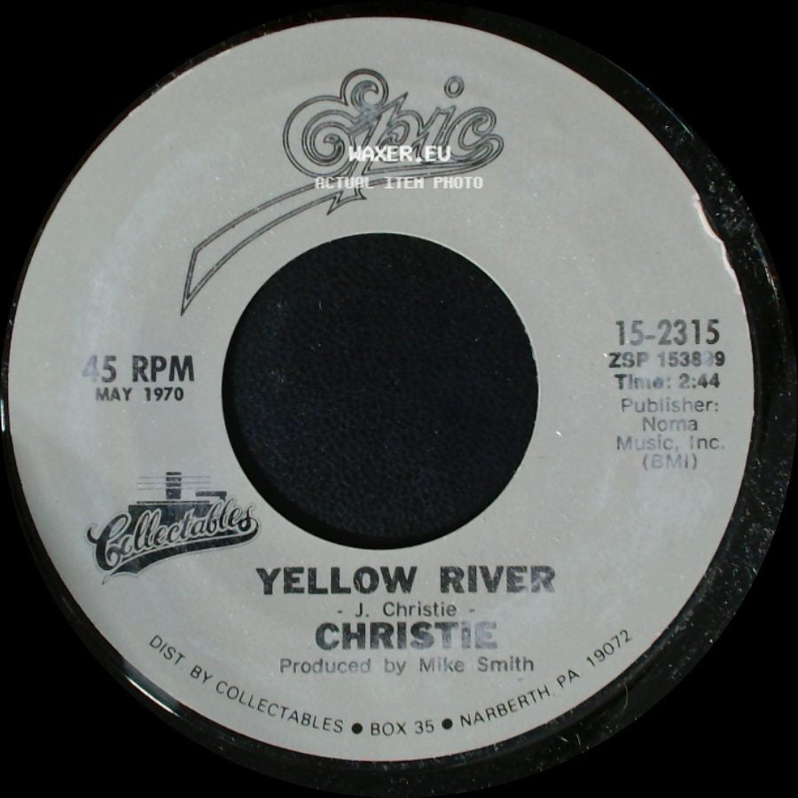 Christie / Mashmakhan - Yellow River / As The Years Go By side A