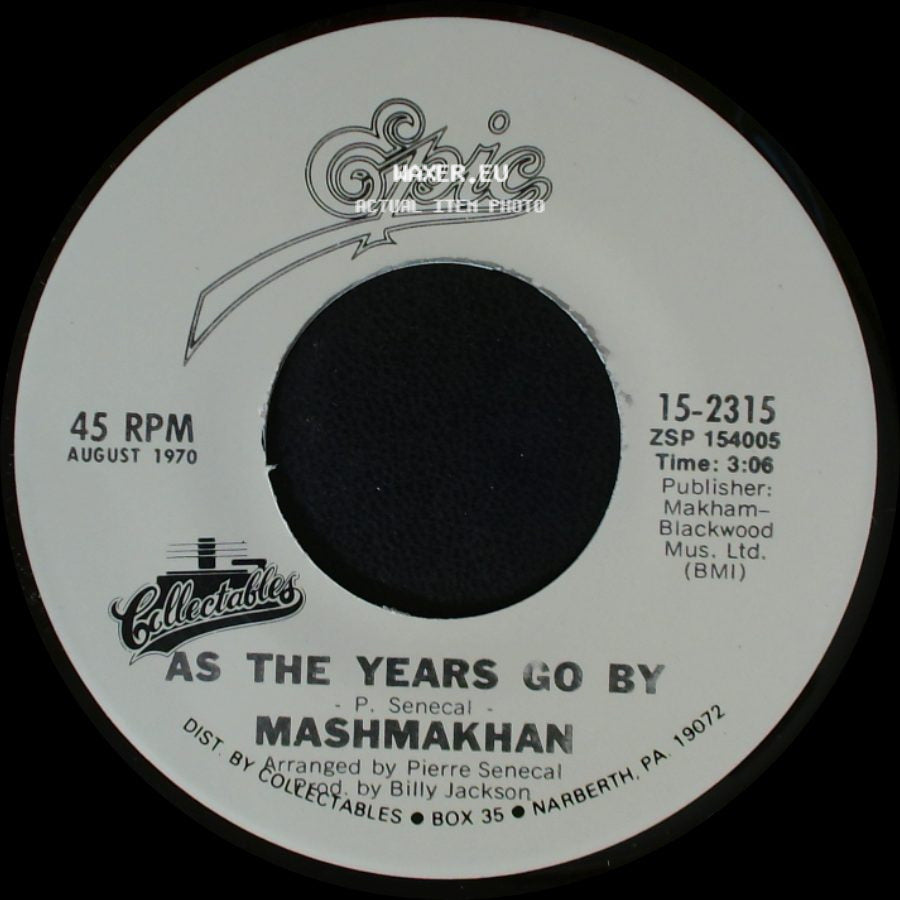 Christie / Mashmakhan - Yellow River / As The Years Go By side B