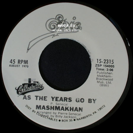 Christie / Mashmakhan - Yellow River / As The Years Go By side B