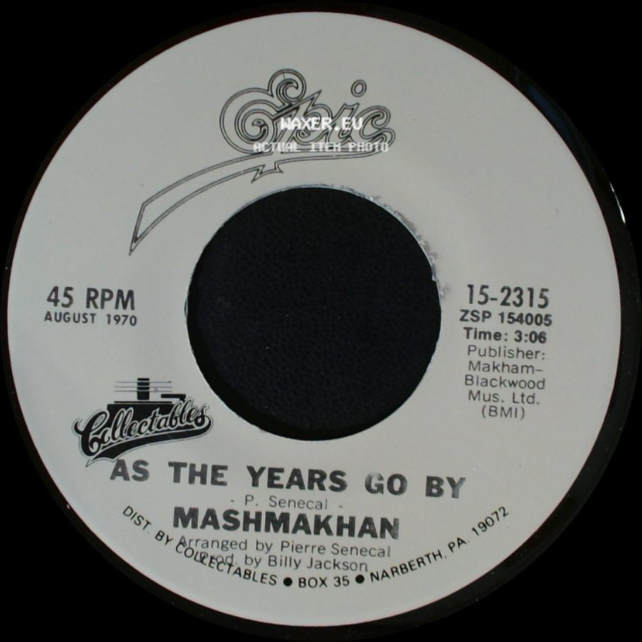 Christie / Mashmakhan - Yellow River / As The Years Go By side B