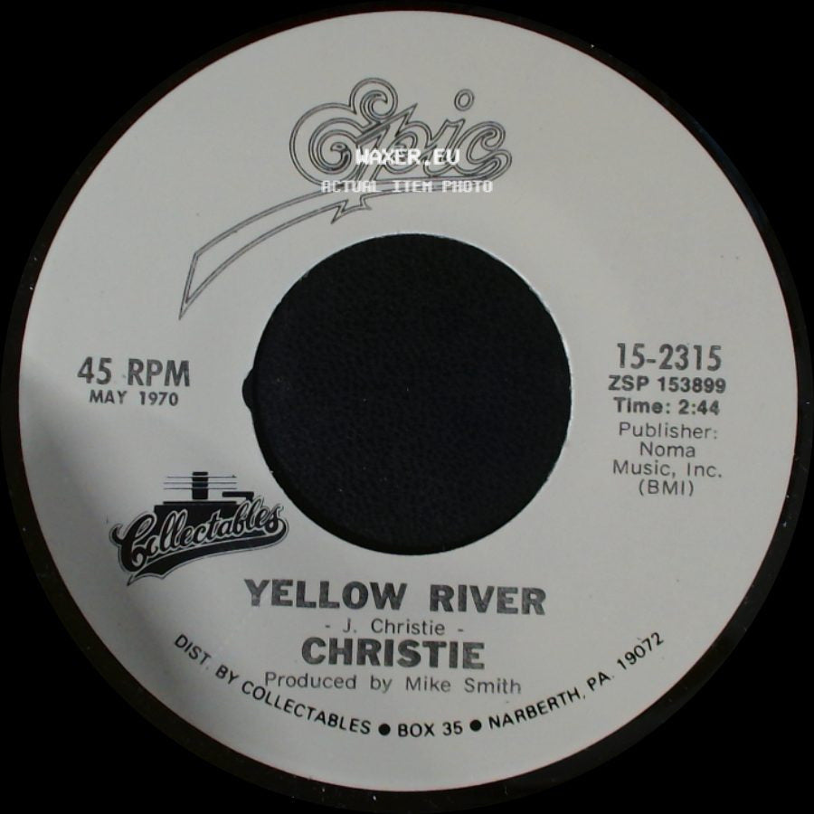 Christie / Mashmakhan - Yellow River / As The Years Go By side A