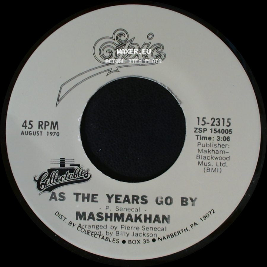 Christie / Mashmakhan - Yellow River / As The Years Go By side B