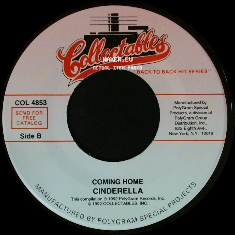 Cinderella - Don't Know What You've Got (Till It's Gone) / Coming Home side B