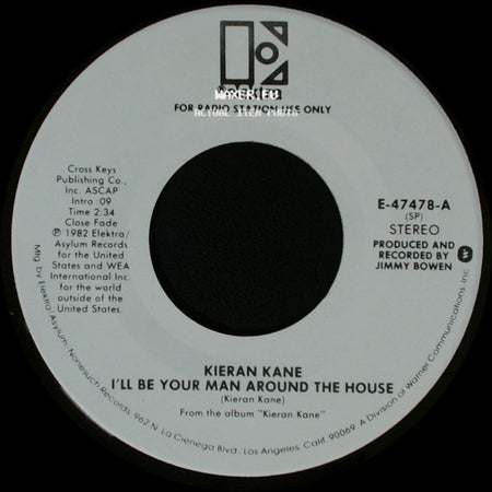 Kieran Kane - I'll Be Your Man Around The House / Blue All Over You side A