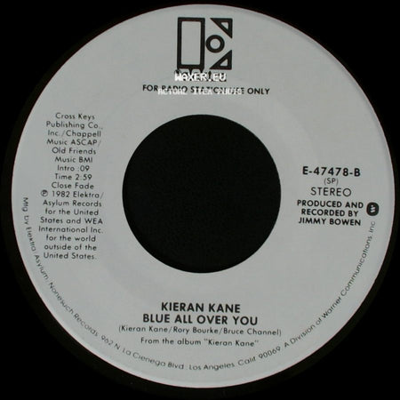 Kieran Kane - I'll Be Your Man Around The House / Blue All Over You side B
