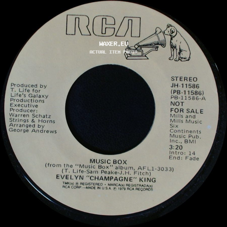 Evelyn "Champagne" King - Music Box / Music Box side A