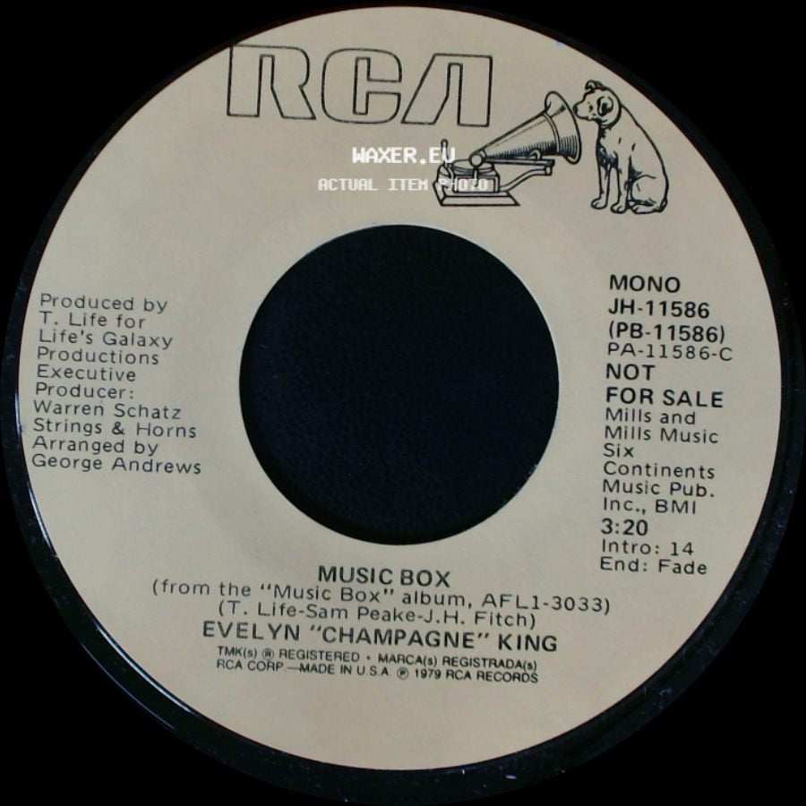 Evelyn "Champagne" King - Music Box / Music Box side B