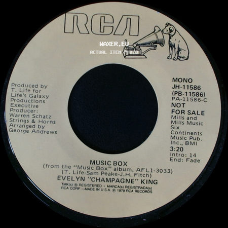 Evelyn "Champagne" King - Music Box / Music Box side B