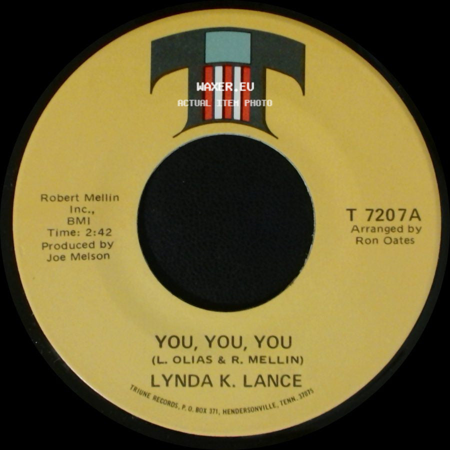 Lynda K. Lance - You, You, You / I've Just Gotta Feel Like A Woman Tonight side A