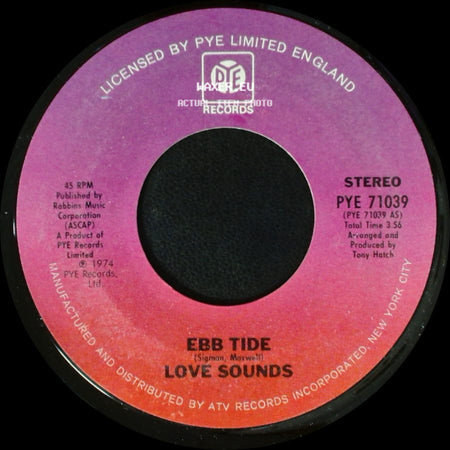 Love Sounds - Ebb Tide / Sounds Of Love side A