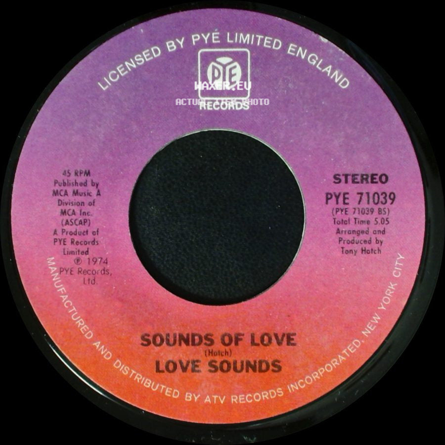Love Sounds - Ebb Tide / Sounds Of Love / Love Sounds side B