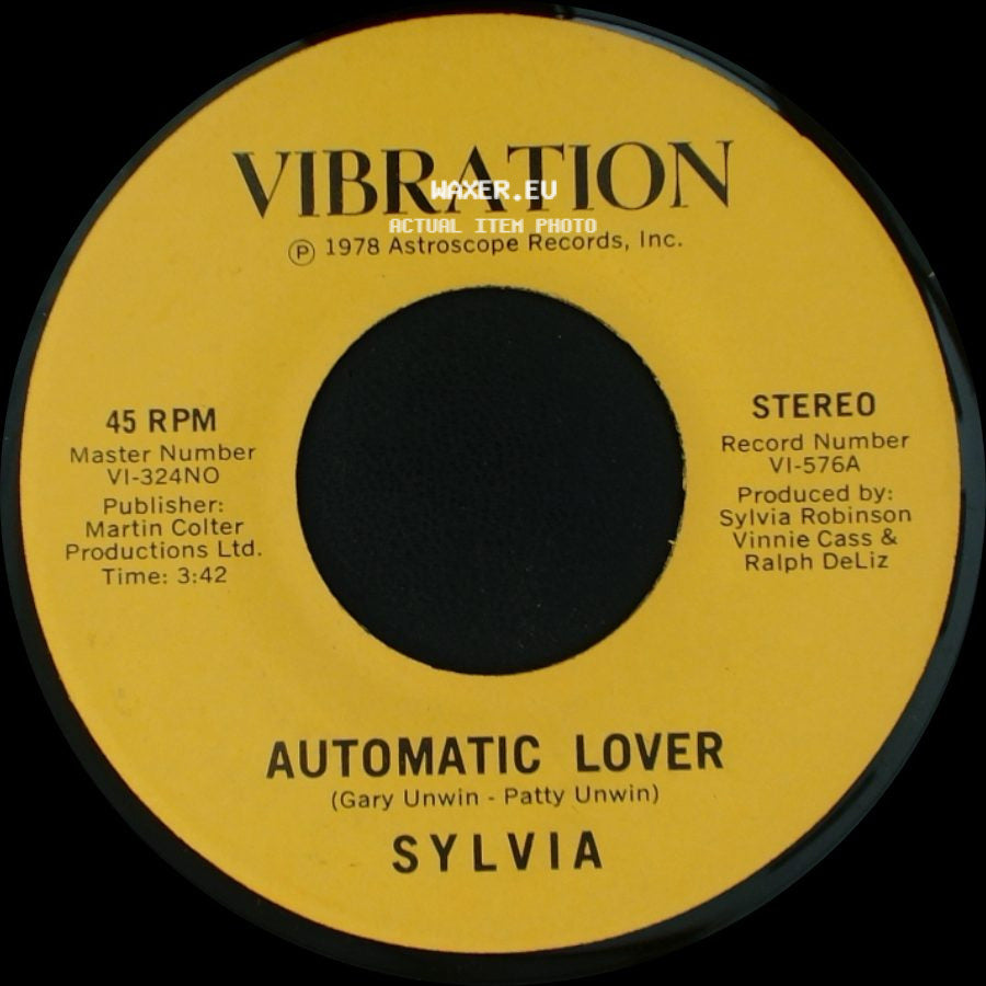 Sylvia - Automatic Lover / Stop Boy side A