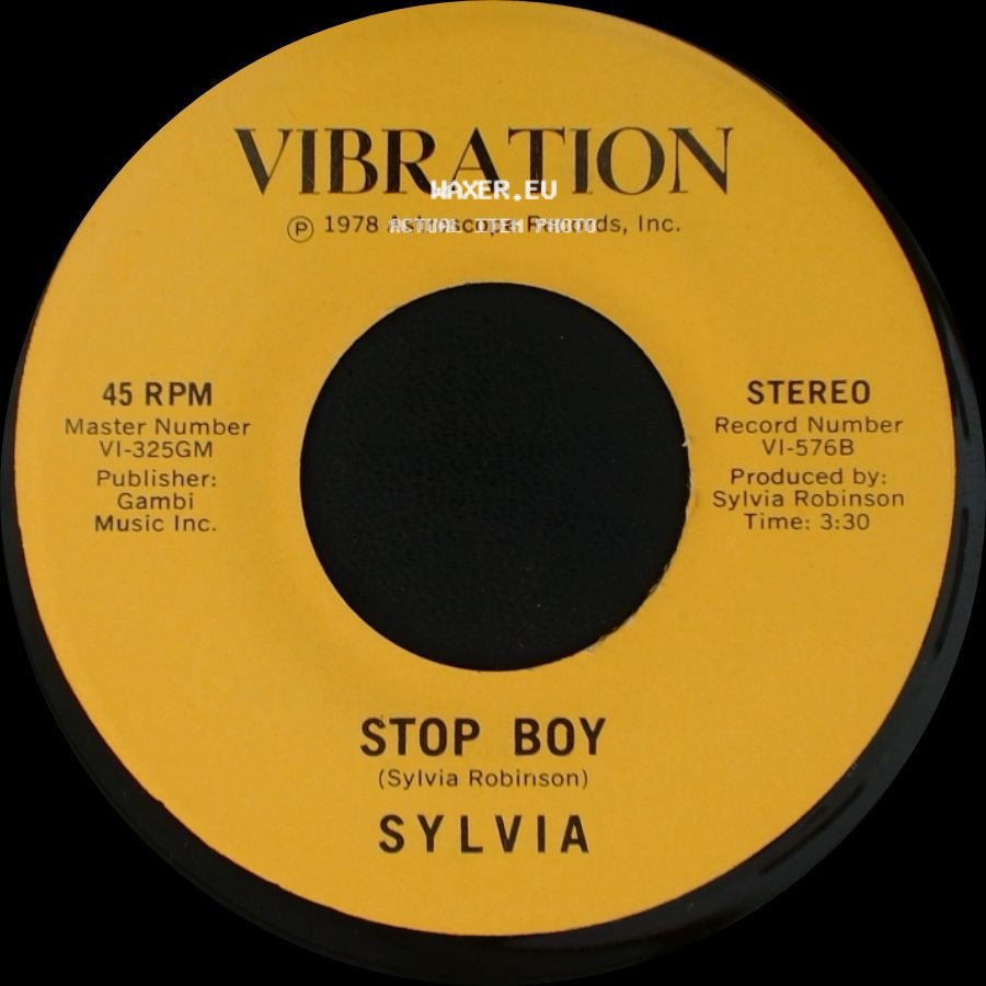 Sylvia - Automatic Lover / Stop Boy side B