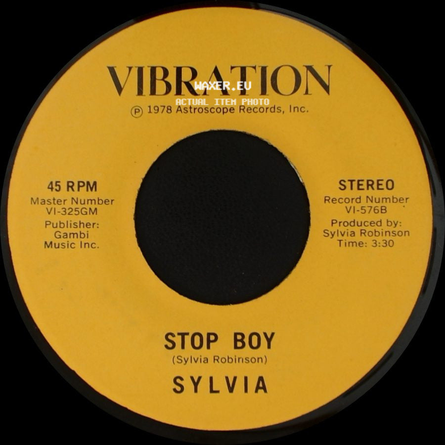 Sylvia - Stop Boy / Automatic Lover side A