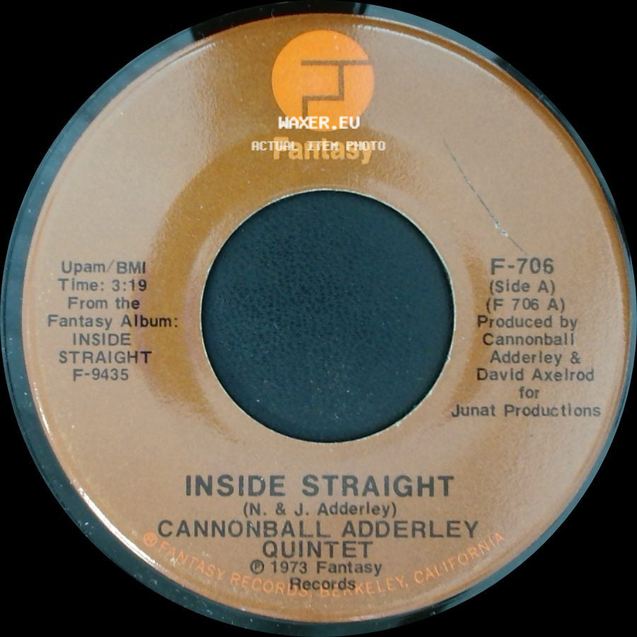 Cannonball Adderley Quintet - Inside Straight / Saudade side A