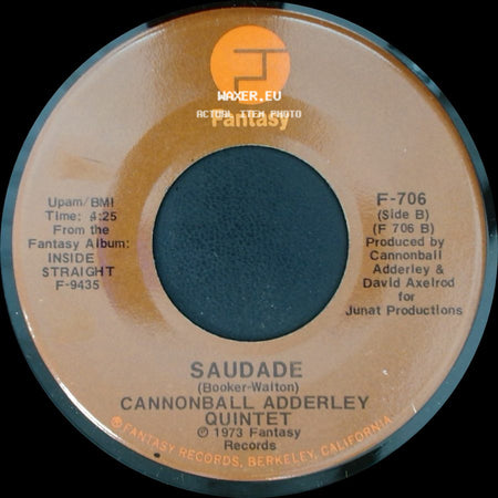 Cannonball Adderley Quintet - Inside Straight / Saudade side B