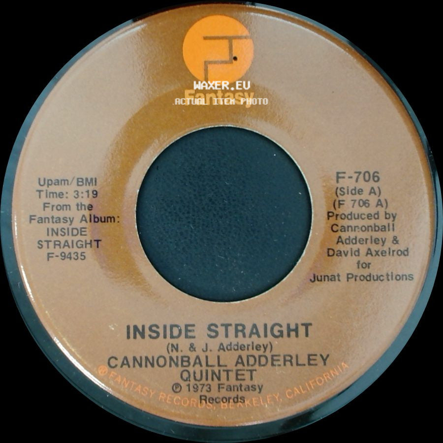 Cannonball Adderley Quintet - Inside Straight / Saudade side A