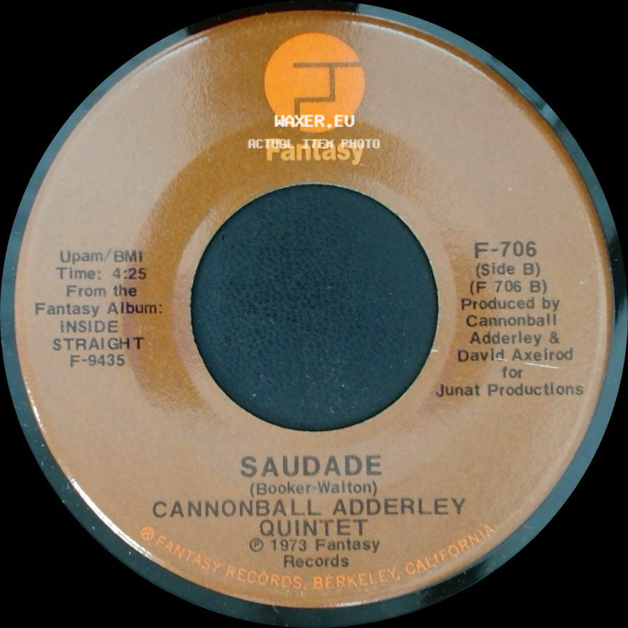 Cannonball Adderley Quintet - Inside Straight / Saudade side B