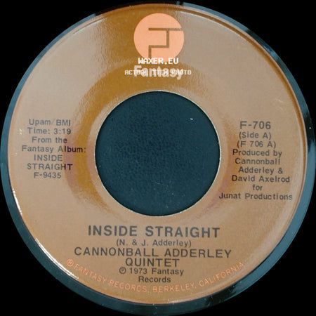 Cannonball Adderley Quintet - Inside Straight / Saudade side A