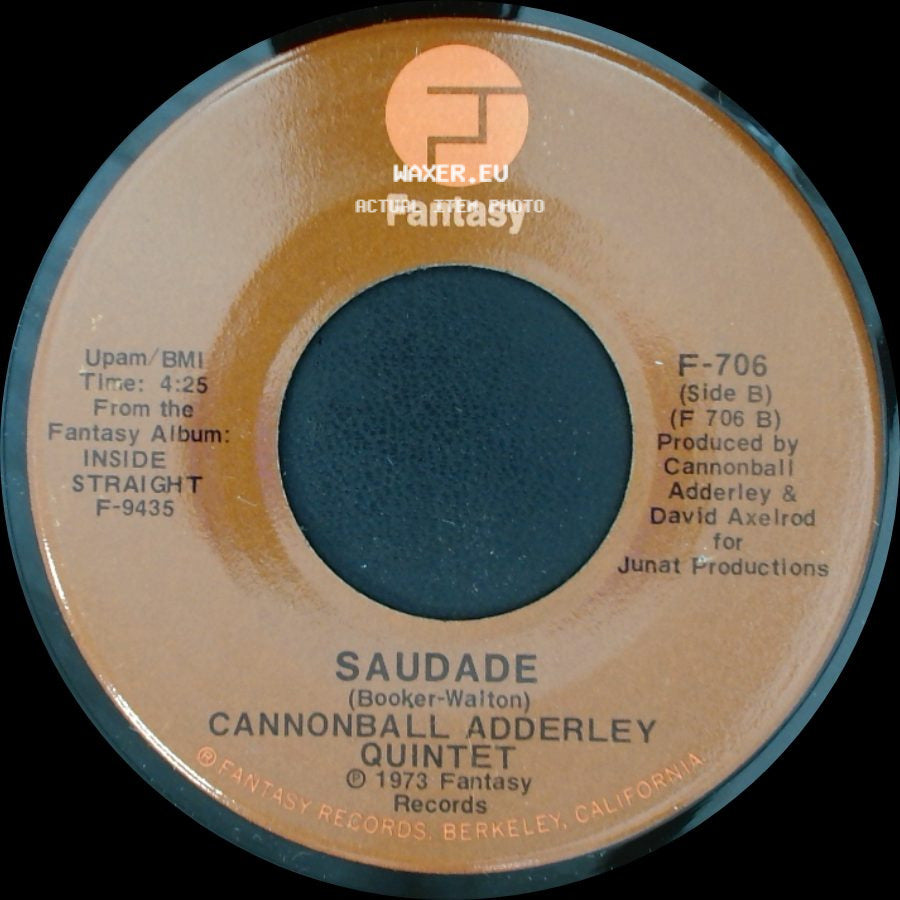 Cannonball Adderley Quintet - Inside Straight / Saudade side B