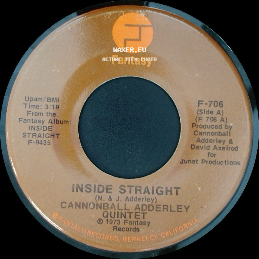Cannonball Adderley Quintet - Inside Straight / Saudade side A