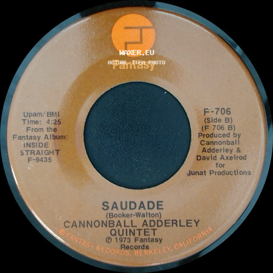 Cannonball Adderley Quintet - Inside Straight / Saudade side B