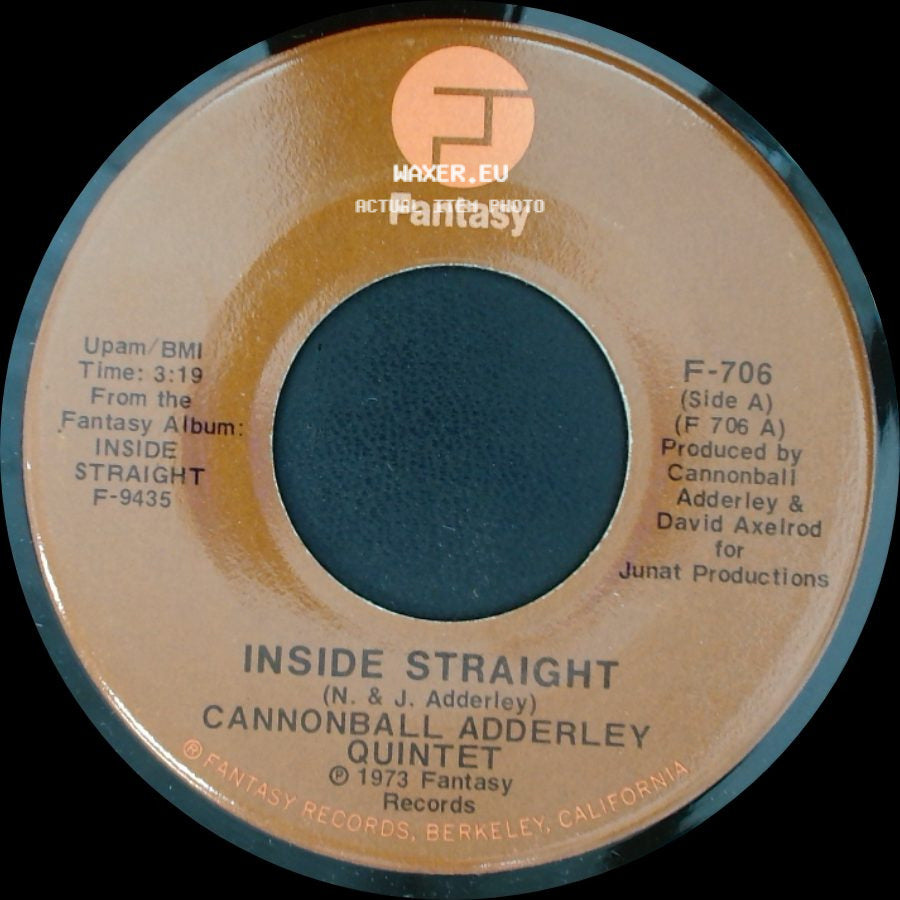 Cannonball Adderley Quintet - Inside Straight / Saudade side A
